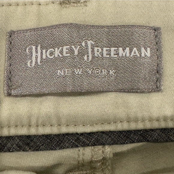 Hickey Freeman 5-Pocket Stretch Cotton Button-Front Trousers Size 34 x 30 EUC - Picture 4 of 10
